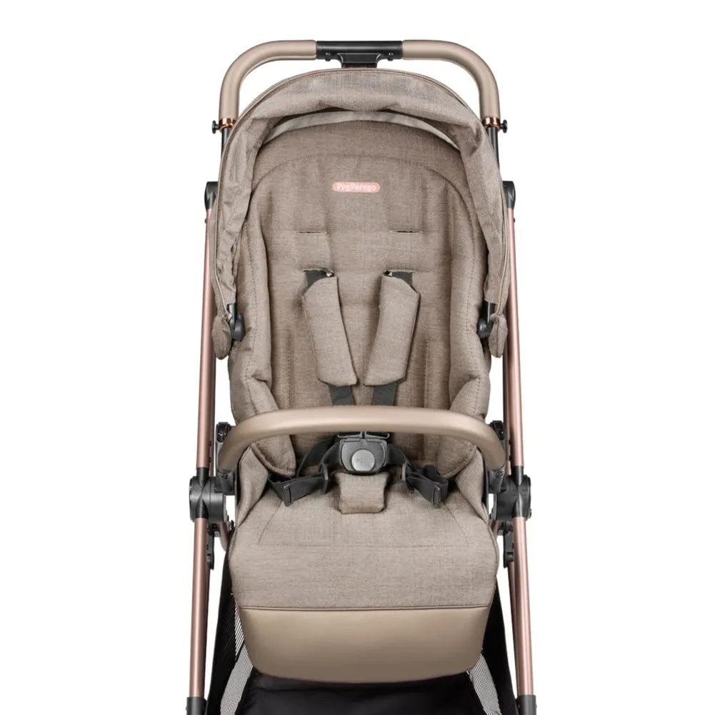 Peg Perego Vivace Stroller, Mon Amour (Beige & Pink)