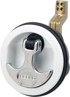 Perko 1091DP1WHT Surface Mount Lock - White, Small