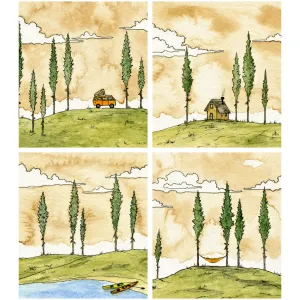 Peterson Outdoor Adventure All-Occasion Blank Notecard Set