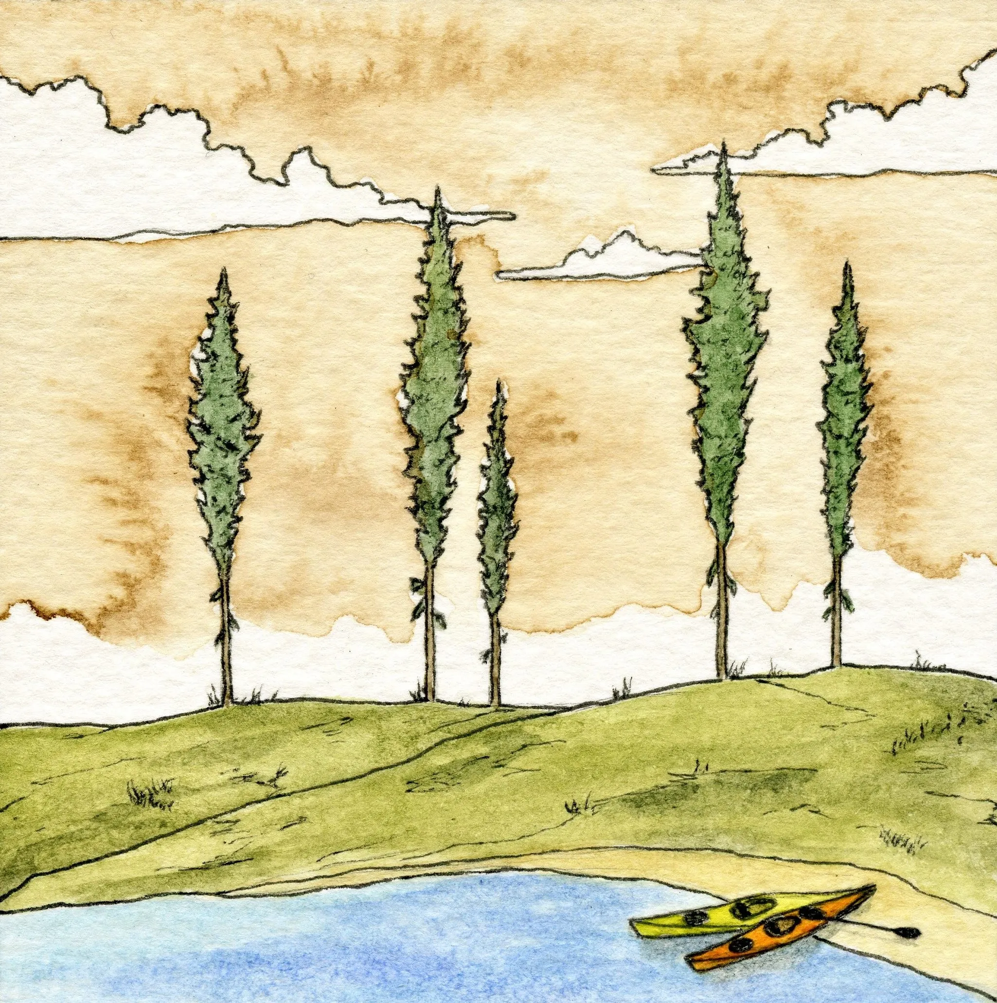 Peterson Outdoor Adventure All-Occasion Blank Notecard Set