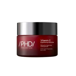 /P.HD/Vitamin C Brightening Moisturizer | Vitamin C Cream for Face & Glowing Skin | Brightening Moisturizer with Pentavitin, Ferulic Acid & CoQ10 | For Men & Women | Lightweight Day Cream | 50 g