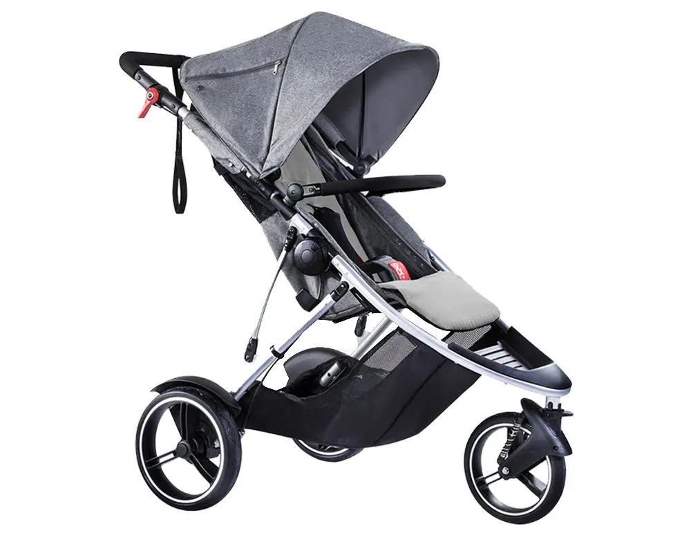 phil&teds Dash Inline Stroller, Grey Marl