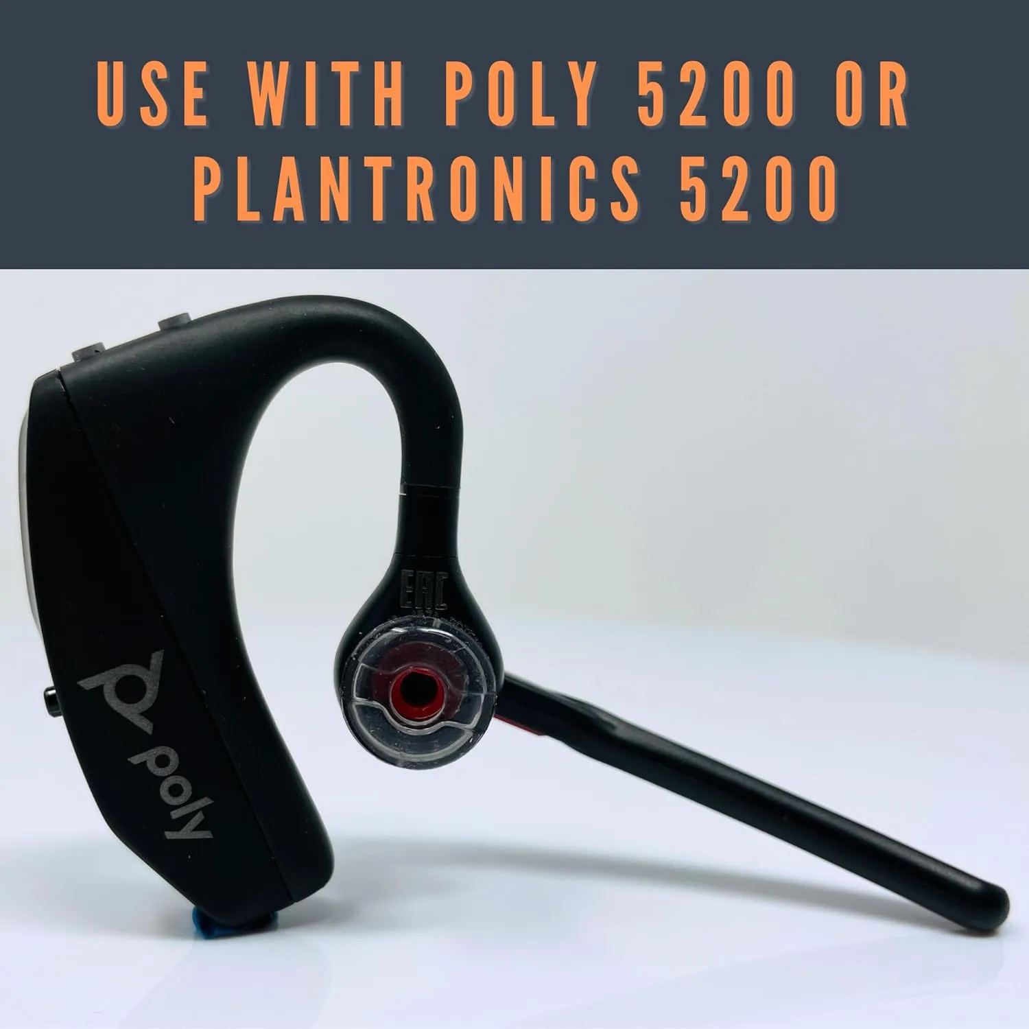 Poly Plantronics Voyager 5200 Charging Case and Docking Stand - Global Teck Bundle with GTW Microfiber Cloth
