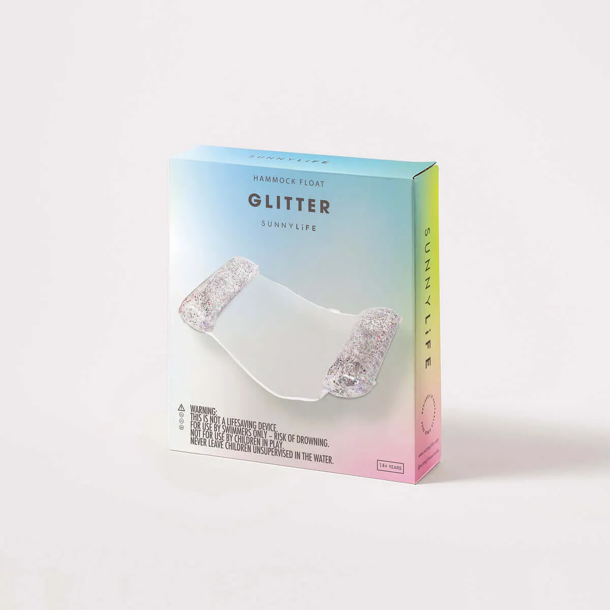 Pool Hammock Glitter Floatie