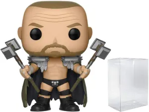 POP WWE: Triple H Skull King Funko Vinyl Figure (Bundled with Compatible Box Protector Case), Multicolor, 3.75 inches