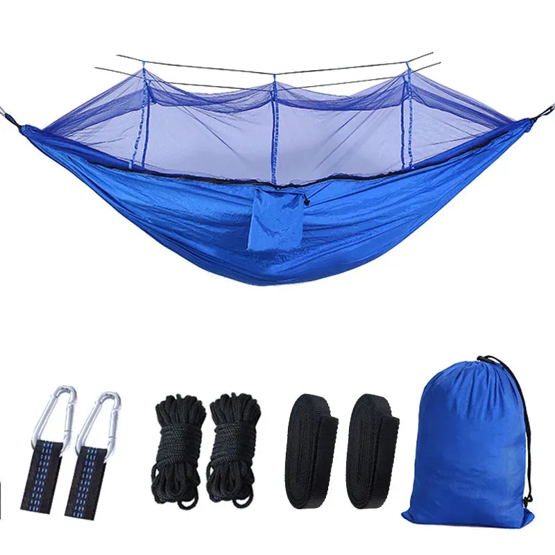 Portable 2-Person Hammock with Mosquito Net