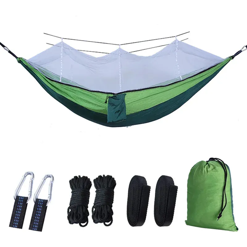 Portable 2-Person Hammock with Mosquito Net