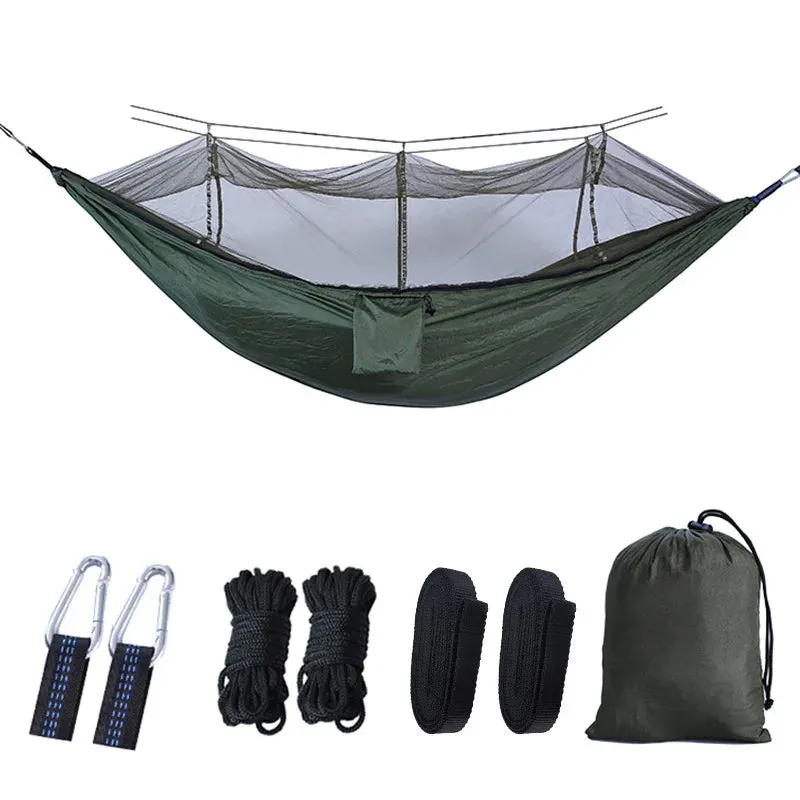 Portable 2-Person Hammock with Mosquito Net