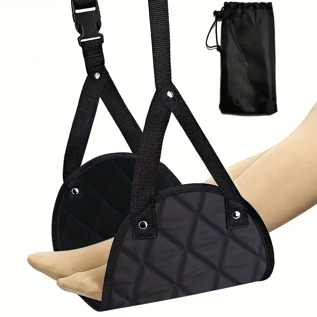 Portable Airplane Footrest Hammock – Adjustable & Lightweight for Ultimate Travel Comfort