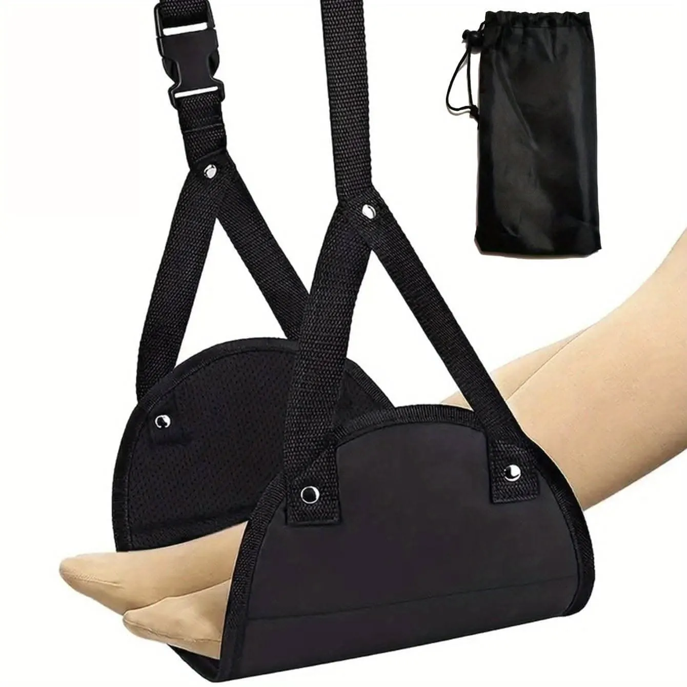 Portable Airplane Footrest Hammock – Adjustable & Lightweight for Ultimate Travel Comfort