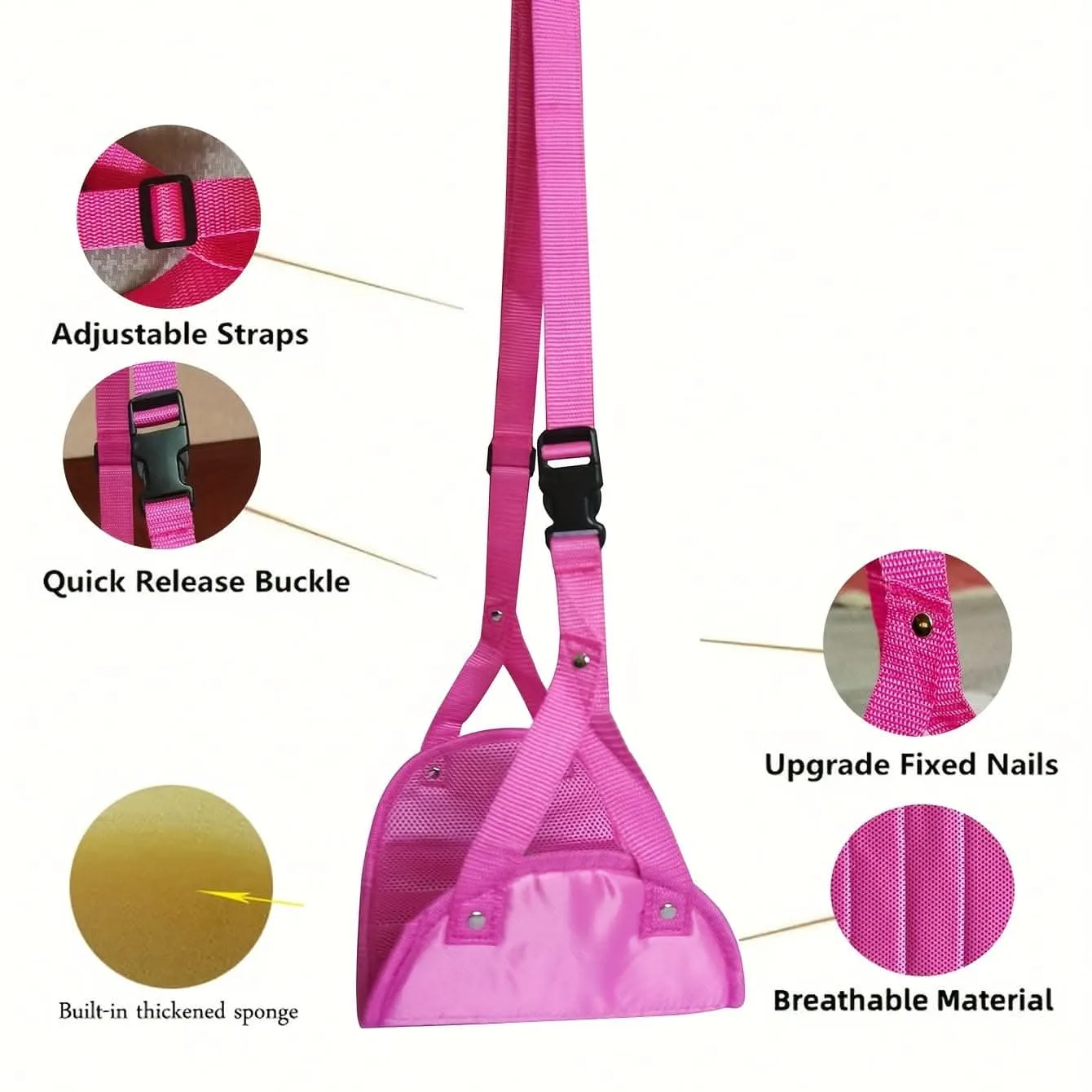 Portable Airplane Footrest Hammock – Adjustable & Lightweight for Ultimate Travel Comfort