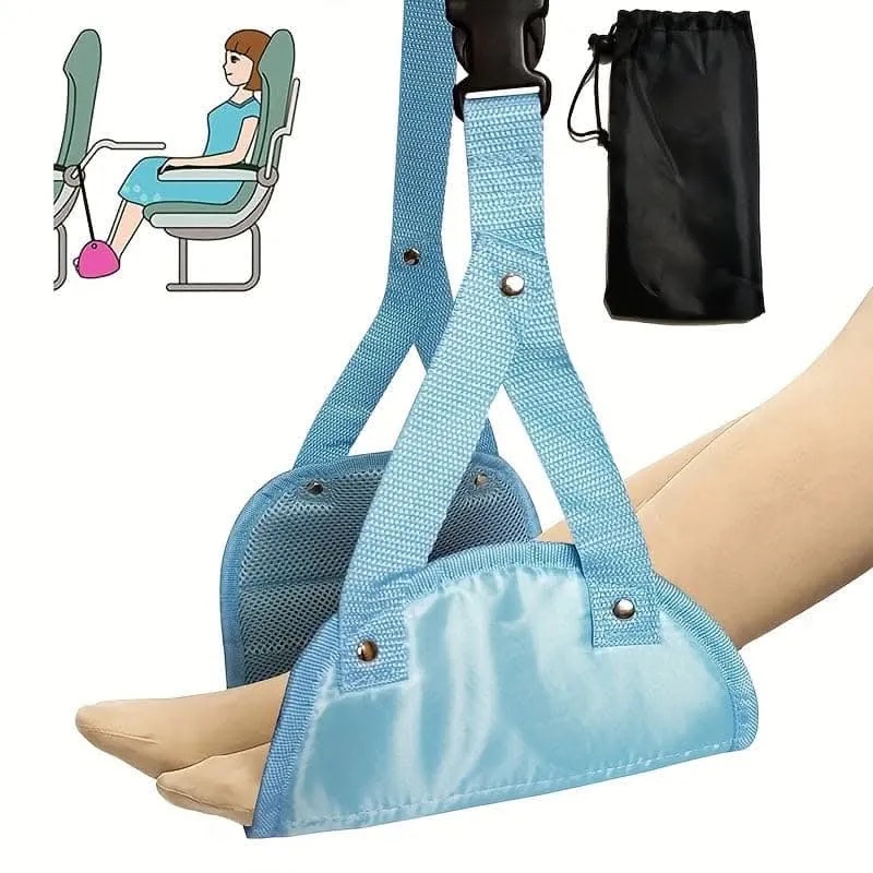 Portable Airplane Footrest Hammock – Adjustable & Lightweight for Ultimate Travel Comfort
