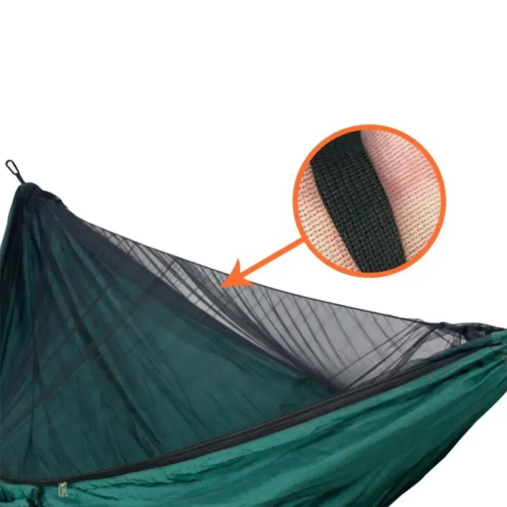 Portable Camping Hammock and Tent Outdoor Waterproof Canopy Awnings and 210t Nylon Hammock with Mosquito Net Travel Equipment