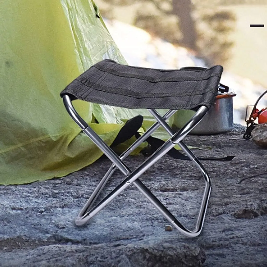 Portable Camping Stool Compact Folding Stool, Suitable for Camping, Fishing, Gardening, Traveling and Beach (Color : C)
