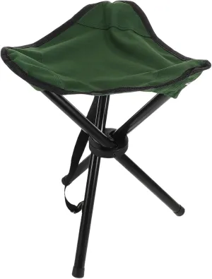Portable Camping Stool Heavy Duty Folding Chair for Outdoor Activities Compact Design for Fishing Hiking Picnics and Beach Strong and Reliable Build Suitable for All Ages