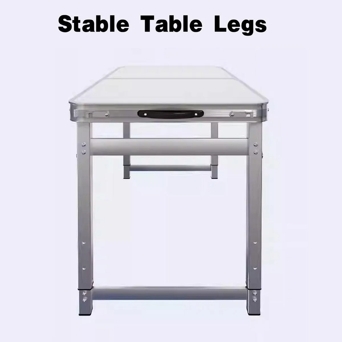 Portable Folding Picnic Camping Set Aluminium Table with 2 Foldable Chairs BBQ