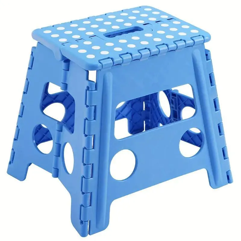 Portable Folding Plastic Stool Lightweight Collapsible Chair for Outdoor Travel