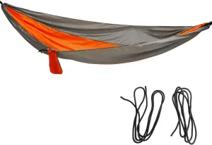 Portable Hammock with Tie Rope Comfortable Widened Hanging Swing for Indoor Outdoor Travel Backyard Camping Silver Gray Orange Lounger Chair Bed