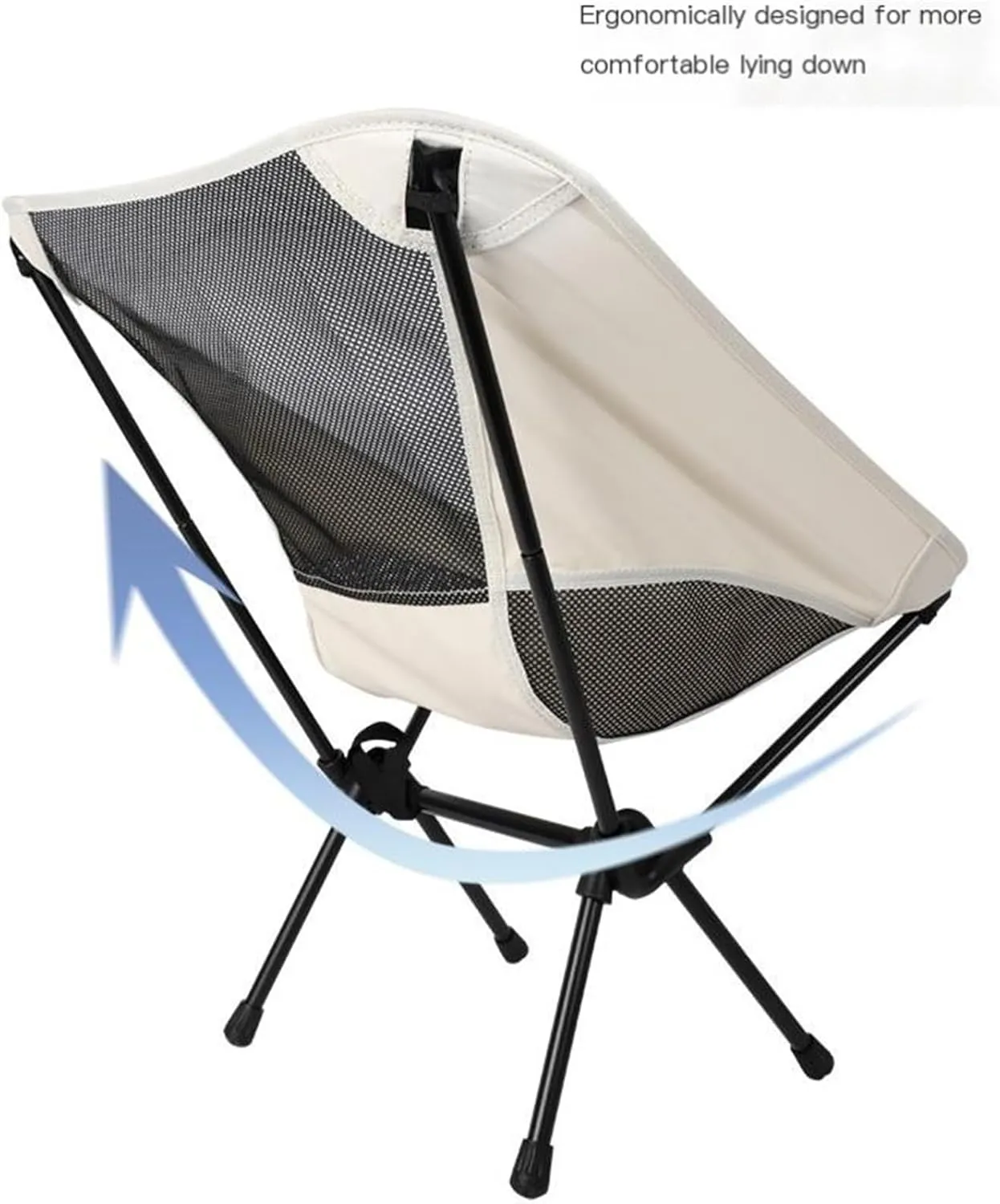 Portable Stool Portable Folding Chair Can Be Stored Fishing Small Stool Painting Sketching Backrest Chair Breathable Mesh Picnic Chair Folding Stool(Blue,14.6 * 13.2 * 34.6in)