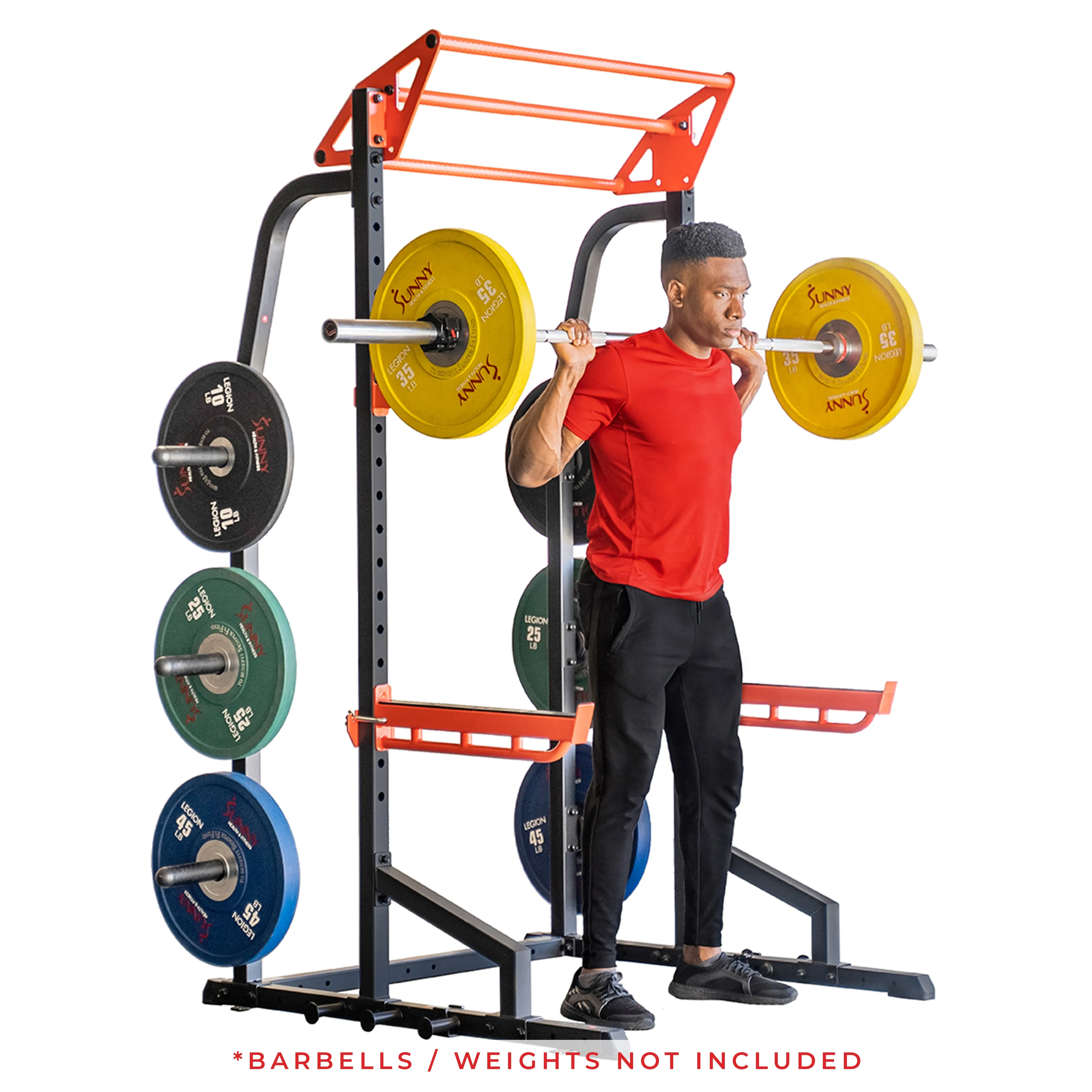 Power Zone Premium Heavy Duty Multifunction Squat Power Rack