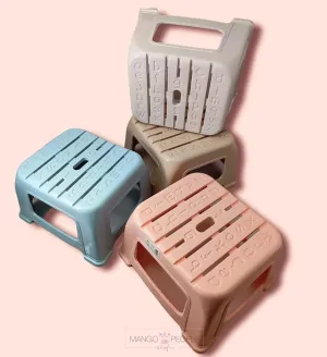 Premium Quality Unbreakable  'ABCD' Alphabet Printed Kids Plastic Stool