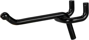 Presa Heavy Duty Black Steel Peg Board Shelving Hooks, 2-Inch, 50-Pack