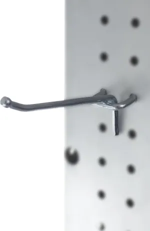 Presa Heavy Duty Metal Peg Board Shelving Hooks, 4-Inch, 50-Pack