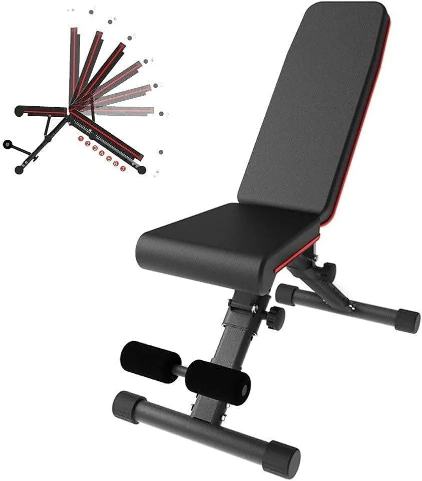 Professional Bench Press Gym Weight Bench Press Adjustable Benches Fitness Chair Functional Dumbbell Stool Foldable Weightlifting Bed Home