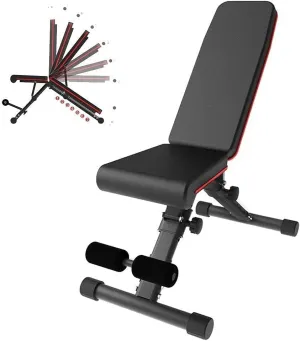 Professional Bench Press Gym Weight Bench Press Adjustable Benches Fitness Chair Functional Dumbbell Stool Foldable Weightlifting Bed Home