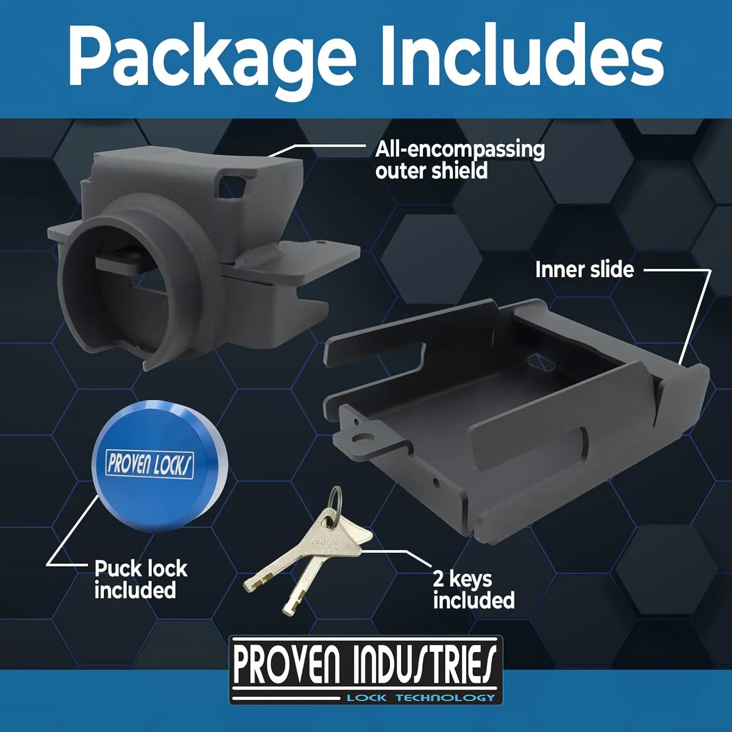 Proven Industries GBX Bulldog Gooseneck Coupler Lock, Fits BX1 Style Bulldog Gooseneck Trailer Couplers, Made in The USA