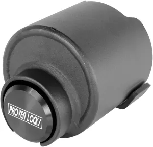 Proven Industries Model 2516 Trailer Lock, Fits 2 5/16-Inch Couplers, Secures Safety Chains, Made in The USA, (Black)