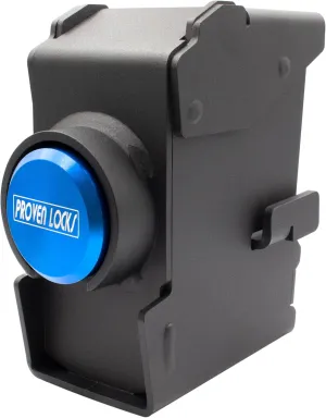Proven Industries Model 2517-B1 Trailer Lock, Fits Specific 2 5/16-Inch Bulldog Trailer Couplers with a Trigger Latch, Made in The USA, (Blue)