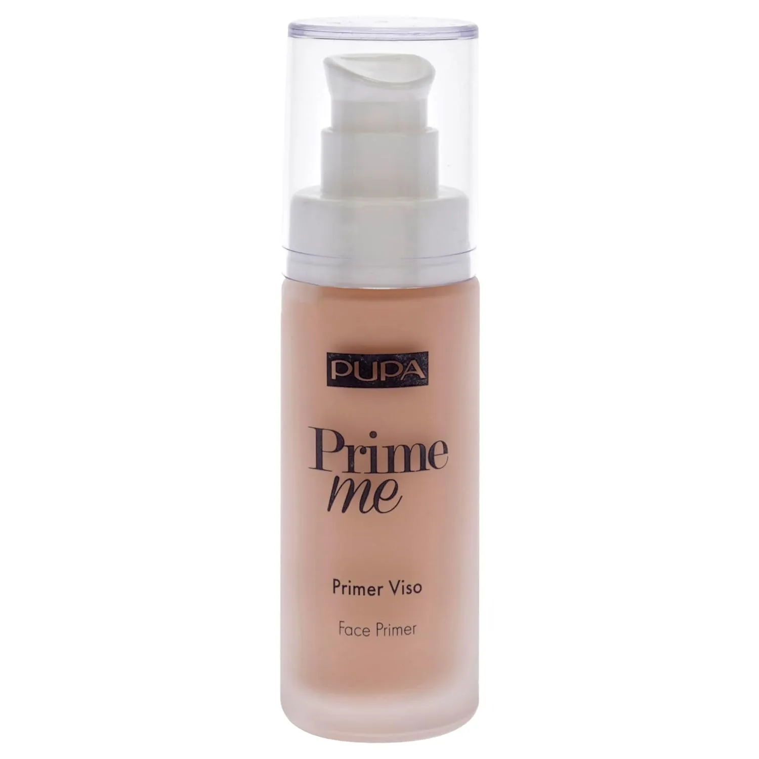PUPA Milano Prime Me Corrective Face Primer - Pre Make-Up Face Base - For Dull-Looking And Lifeless Skin - Evens Out The Skin Tone, Giving It A Glowing And Fresh Appearance - 005 Peach - 1 Oz