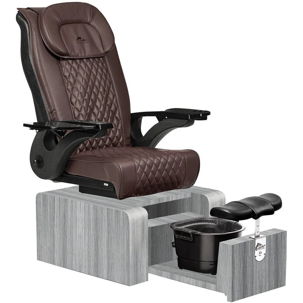 Pure II Non-Plumbed Pedicure Chair / Pedicure Tub with Heat and Vibration by Whale Spa