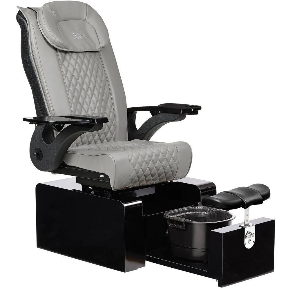 Pure II Non-Plumbed Pedicure Chair / Pedicure Tub with Heat and Vibration by Whale Spa