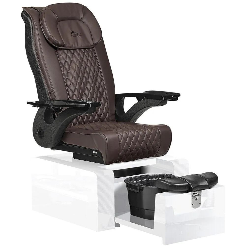 Pure II Non-Plumbed Pedicure Chair / Pedicure Tub with Heat and Vibration by Whale Spa