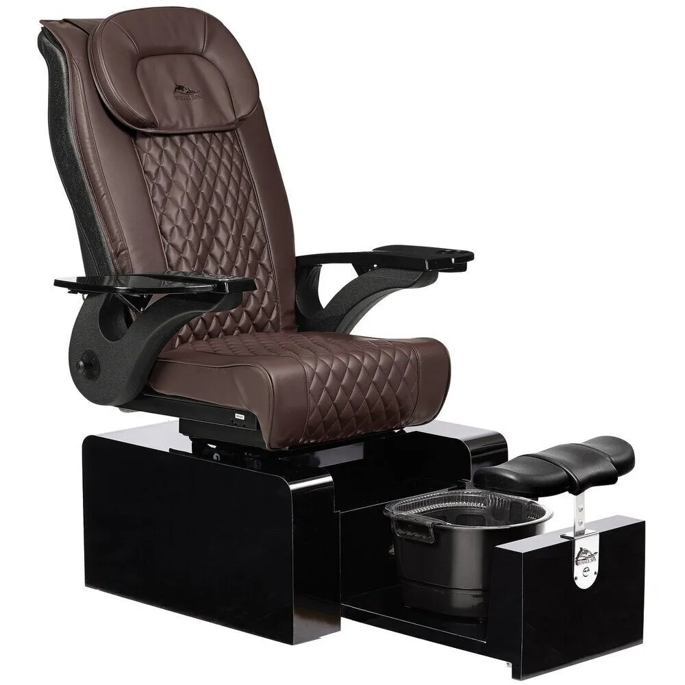 Pure II Non-Plumbed Pedicure Chair / Pedicure Tub with Heat and Vibration by Whale Spa