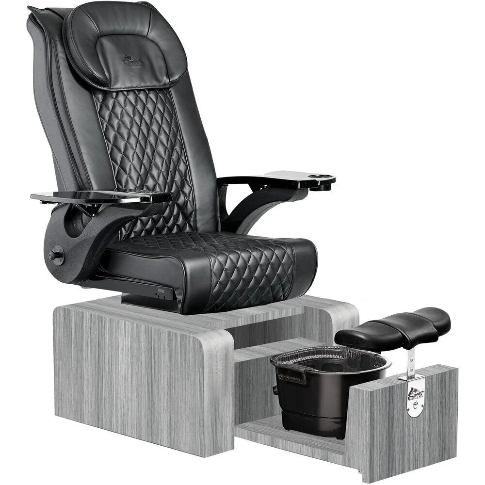 Pure II Non-Plumbed Pedicure Chair / Pedicure Tub with Heat and Vibration by Whale Spa