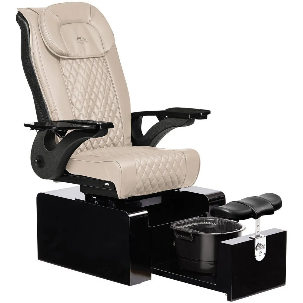 Pure II Non-Plumbed Pedicure Chair / Pedicure Tub with Heat and Vibration by Whale Spa