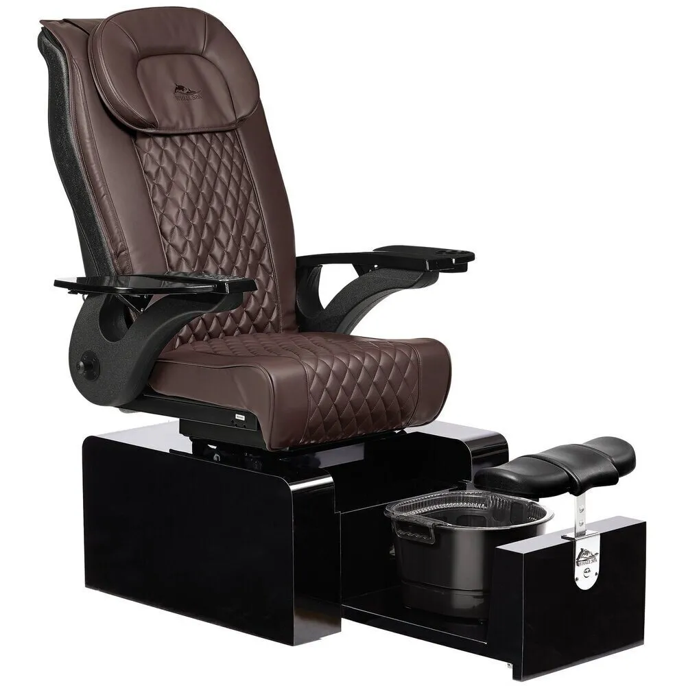Pure II Non-Plumbed Pedicure Chair / Pedicure Tub with Heat and Vibration by Whale Spa