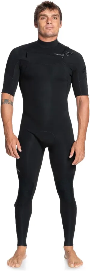 Quiksilver Mens Everyday Sessions 2/2 Short Sleeve Chest Zip Springsuit