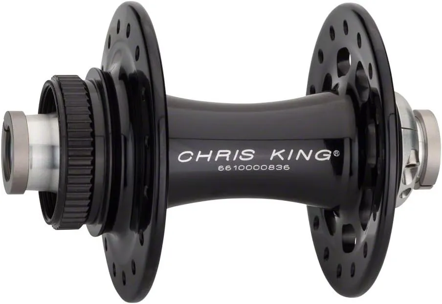 R45D 12mm Thru-Axle Front Centerlock Disc Hub, 32 Hole, Black
