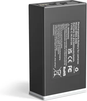 Rechargeable Battery for Moultrie Edge Series Trail Cameras, 5000mAh 54Wh Replacement Battery Pack for Moultrie Edge & Edge Series Hunting Cameras (1pack)
