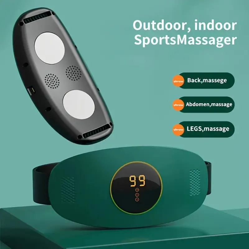 Rechargeable Waist Massager with Vibration - Full Body Slimming & Toning Device