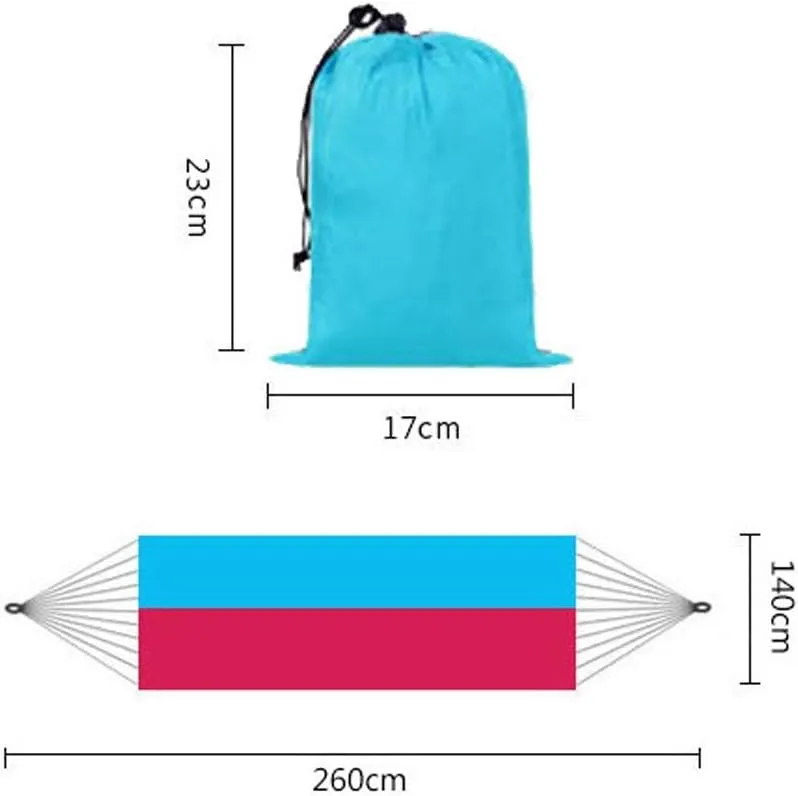 Recreation Portable Outdoor Hammock with Mosquito Net Camping Hanging Bed Swing Double Chair Hanging Bed Bearing Capacity Reaches 300kg Gifts for Hikers
