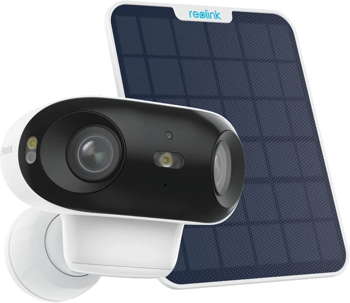 REOLINK 4K Solar Security Cameras Wireless Outdoor, 180° Blindspot-Free View, Spotlight Color Night Vision, 5G/2.4GHz Wi-Fi 6, Smart AI Detection, No Monthly Fee, Local Storage, Argus 4 6W Solar Panel