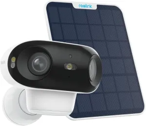 REOLINK 4K Solar Security Cameras Wireless Outdoor, 180° Blindspot-Free View, Spotlight Color Night Vision, 5G/2.4GHz Wi-Fi 6, Smart AI Detection, No Monthly Fee, Local Storage, Argus 4 6W Solar Panel