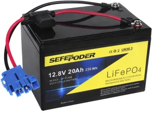 Replacement Battery Compatible with Peg Perego 12 Volt Ride on Toys,12V 20Ah Lifepo4 Rechargeable Battery, Built-in 40A BMS
