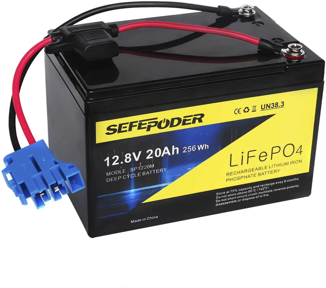 Replacement Battery Compatible with Peg Perego 12 Volt Ride on Toys,12V 20Ah Lifepo4 Rechargeable Battery, Built-in 40A BMS