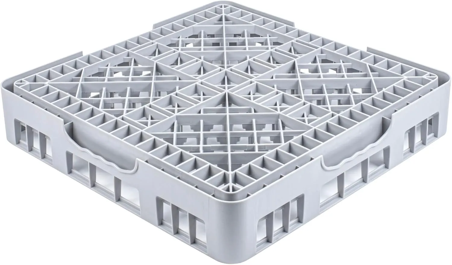 Restaurantware-Clean Tek Professional Peg Rack, 1 Heavy Duty Tray Rack for Dishwashing - Durable, Long-Lasting, Gray Polypropylene Dish Rack, All Purpose, Ideal for Plates, Trays, and Bowls